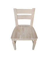 International Concepts Vista Ladderback Chairs
