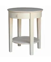 International Concepts Phillips Accent Table with Drawer