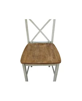 International Concepts X-Back Counterheight Stool
