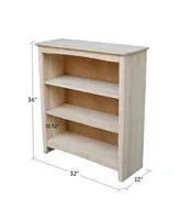 International Concepts Shaker Bookcase