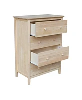 International Concepts Chest with 4 Drawers