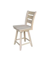 International Concepts Tuscany Counter height Stool with Swivel and Auto Return