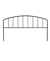 Hillsdale Tolland Arched Spindle Metal Headboard, King