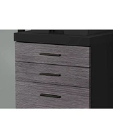 Monarch Specialties Filing Cabinet - 3 Drawer On Castors