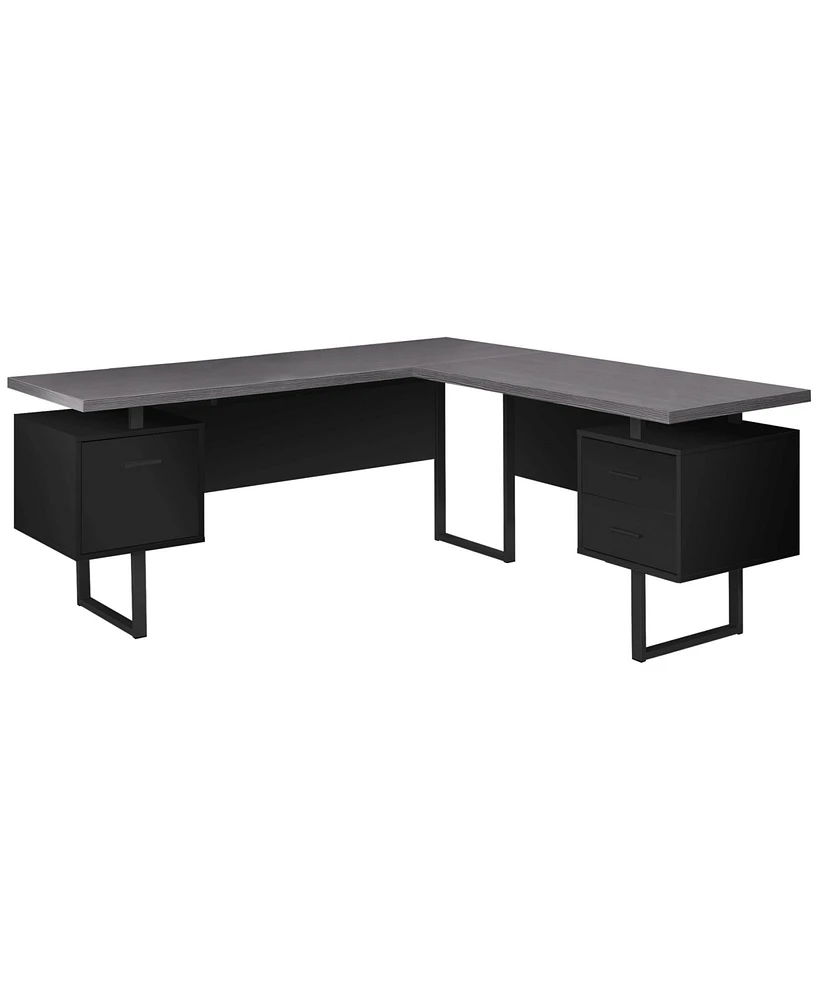 Monarch Specialties Computer Desk - 70" L Top Left-Right Facing