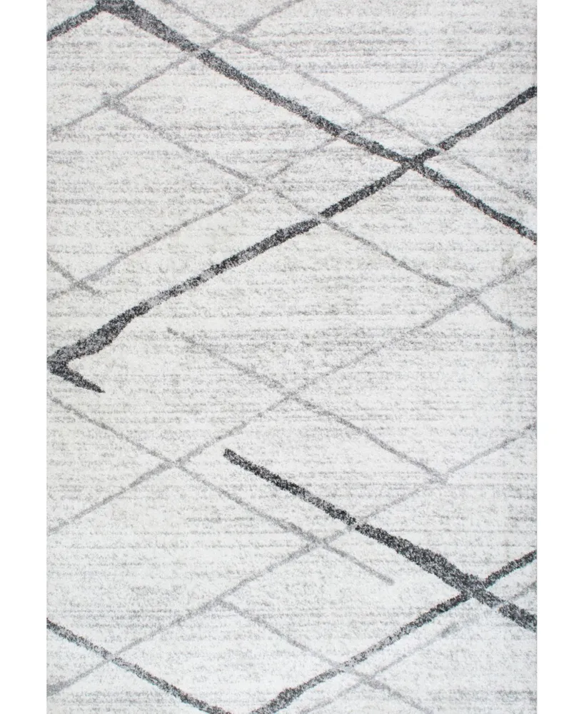 nuLoom Smoky Contemporary Thigpen 7'6" x 9'6" Area Rug