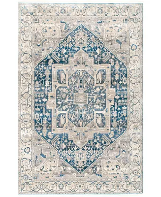 nuLoom Mystic Ehtel Medallion Fringe 5' x 7'9" Area Rug