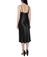 Bebe Women's Satin Midi Slip Dress