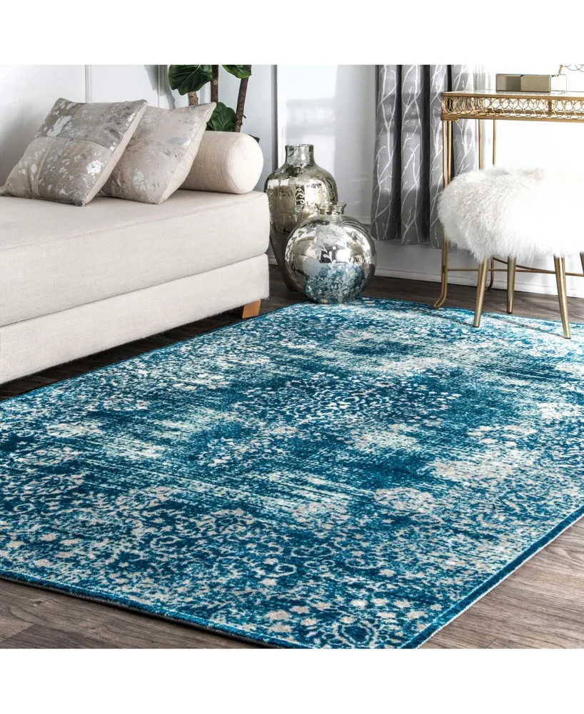 nuLoom Norbul Vintage-Inspired Floral Lacy 4' x 6' Area Rug