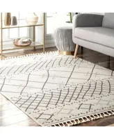 Nuloom Nazca Finola Trellis Beige Area Rug