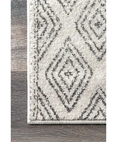 nuLoom Bodrum Sarina Diamonds 4' x 6' Area Rug