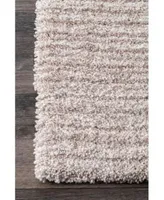Nuloom Zoomy Ombre Striped Emily Blue Area Rug