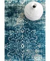 nuLoom Norbul Vintage-Inspired Floral Lacy 4' x 6' Area Rug