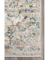 Nuloom Delicate Diana Persian Vintage Inspired Blue Area Rug