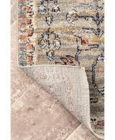 nuLoom Delicate Prima Persian Vintage-Inspired Beige 6'7" x 9' Area Rug