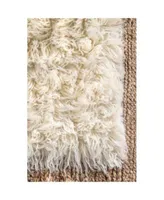 Nuloom Flokati Greek Flokati Area Rug