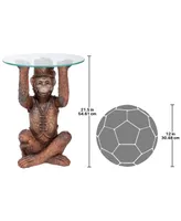 Design Toscano Moroccan Monkey Business Sculptural Side Table