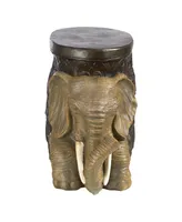 Design Toscano the Sultans Elephant Sculptural Side Table