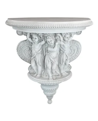 Design Toscano Cherubs of the Wine Harvest Sculptural Wall Console - Off