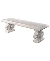 Design Toscano Cambridge Yard Architectural Garden Bench