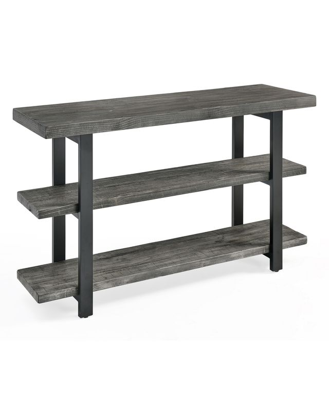 Alaterre Furniture Pomona Metal and Wood Media Console Table