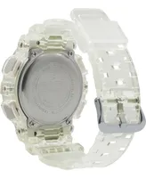 G-Shock Women's Analog-Digital Clear Resin Strap Watch 45.9mm GMAS120SR-7A