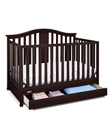 Graco Solano 4-in-1 Convertible Crib with Drawer - White