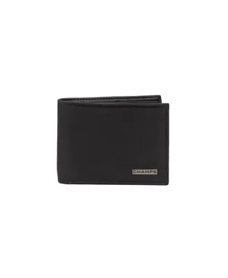 Men's Champs Leather Rfid Bi-Fold Wallet Gift Box