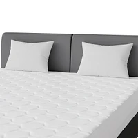 The Grand Poly-Cotton Zippered Pillow Protector - 200 Thread Count - Protects Against Dust, Dirt, and Debris - King Size - 2 Pack