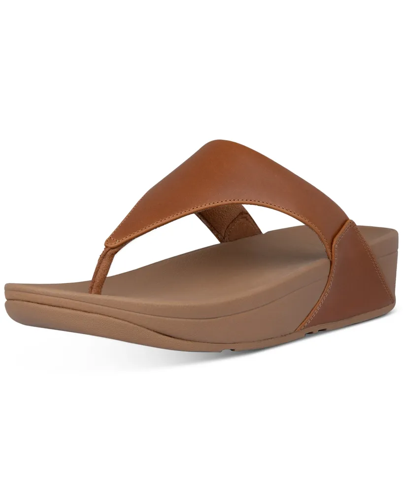 FitFlop Women's Lulu Leather Toe-Thongs Sandals