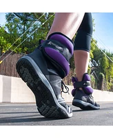 ProsourceFit Ankle Weights 2.5, Set of 2, Purple