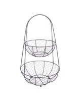 Design Imports Chicken Wire Tiered Stand