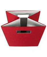 Design Imports Polyester Cube Solid Square
