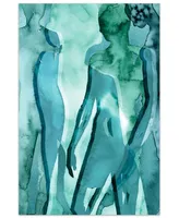 Empire Art Direct Water Women I Frameless Free Floating Tempered Art Glass Wall Art by Ead Art Coop
