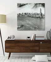 Empire Art Direct New York Skyline B Frameless Free Floating Tempered Glass Panel Graphic Wall Art, 36" x 36" x 0.2"