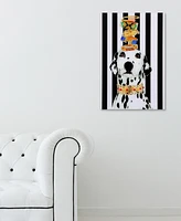 Empire Art Direct Lovely Jewels 2 Frameless Free Floating Tempered Glass Panel Graphic Dog Wall Art, 24" x 16" x 0.2"
