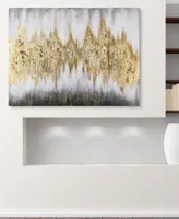 Empire Art Direct Gold Frequency Textured Metallic Hand Painted Wall Art by Martin Edwards, 30" x 40" x 1.5"