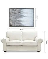 Empire Art Direct Iceberg Textured Metallic Hand Painted Wall Art by Martin Edwards, 40" x 30" x 1.5"