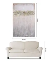 Empire Art Direct Dust Textured Metallic Hand Painted Wall Art by Martin Edwards, 60" x 40" x 1.5"