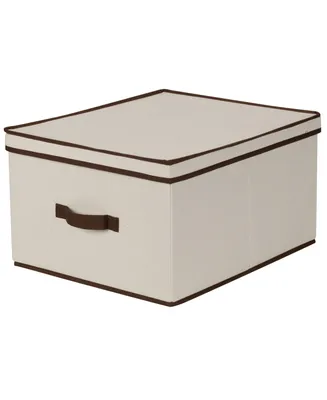 Household Essentials Large Canvas Storage Box