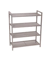 Household Essentials 4-Tier Mesh Shoe Rack