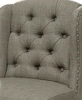 Colette Tufted Upholstered Pub Chair (Set of 2)