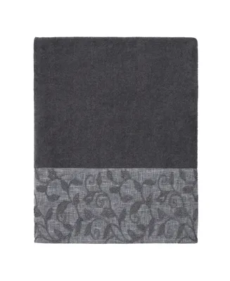Avanti Linetto Cord Bordered Cotton Bath Towel, 27" x 50"