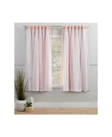 Exclusive Home Curtains Catarina Layered Solid Blackout and Sheer Grommet Top Curtain Panel Pair