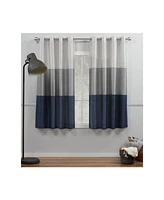 Exclusive Home Curtains Chateau Striped Grommet Top Curtain Panel Pair, 54" x 63"