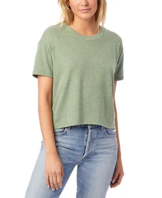 Alternative Apparel Headliner Vintage-Like Women's Jersey Cropped T-Shirt
