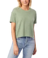 Alternative Apparel Headliner Vintage-Like Women's Jersey Cropped T-Shirt