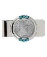 Men's American Coin Treasures Liberty Nickel Turquoise Coin Money Clip