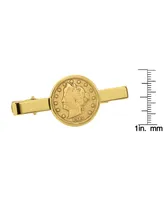 American Coin Treasures Gold-Layered Liberty Nickel Coin Tie Clip