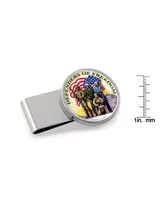 Men's American Coin Treasures Defenders of Freedom Colorized Jfk Half Dollar Coin Money Clip